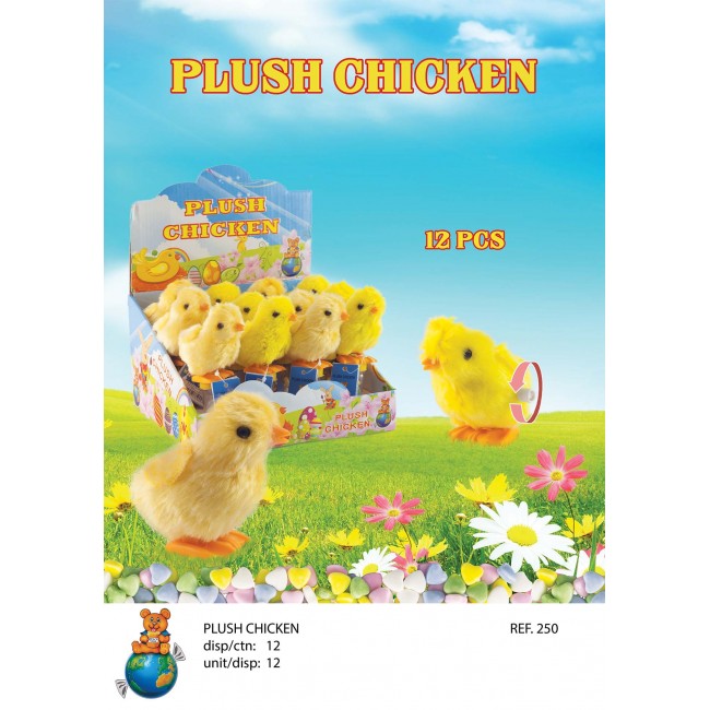 PLUSH CHICKEN*ΚΑΡ/ΛΕΣ 12τ Κ/12 REF.250