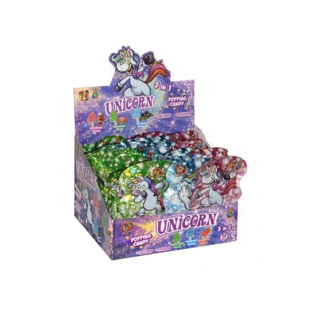 1207*UNICORN*ΓΛΕΙΦ.+POP.CANDY+STICKER* 36τ.Κ/12 (3 ΣΕ 1)