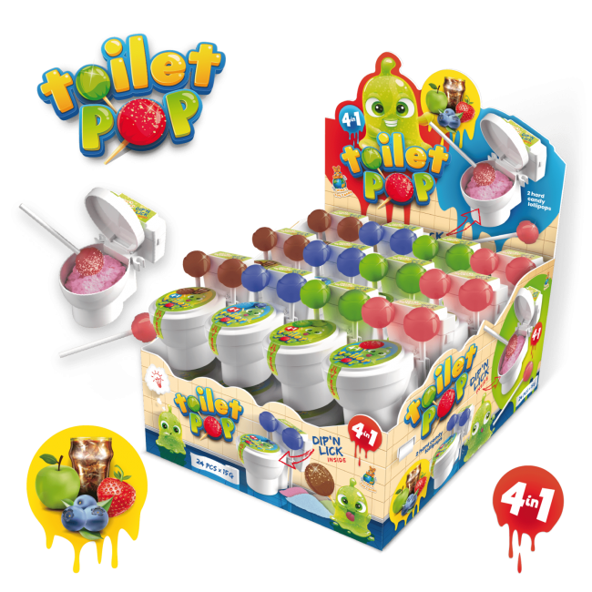 ΓΛΕΙΦ.TOILET POP DIP & LICK (15g)24τ.Κ/6