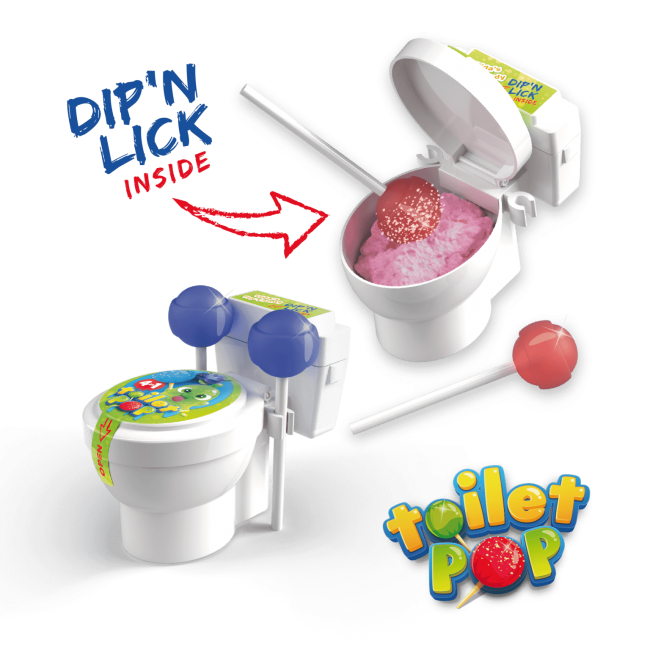 ΓΛΕΙΦ.TOILET POP DIP & LICK (15g)24τ.Κ/6