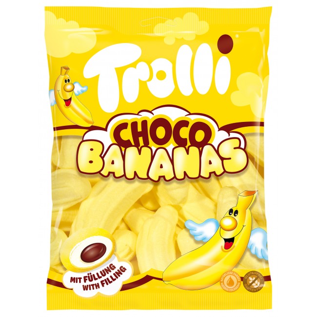 TROLLI 150g*CHOCO BANANAS*ΓΕΜ.ΣΟΚ/ΤΑ Κ/8 ΜΑΡΣΜΕΛΟΟΥΣ