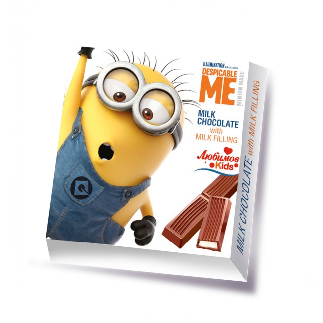 MINIONS ΣΟΚ.ΓΑΛ.(24τ.*50g)ΓΕΜ.ΓΑΛΑ Κ/3 displays