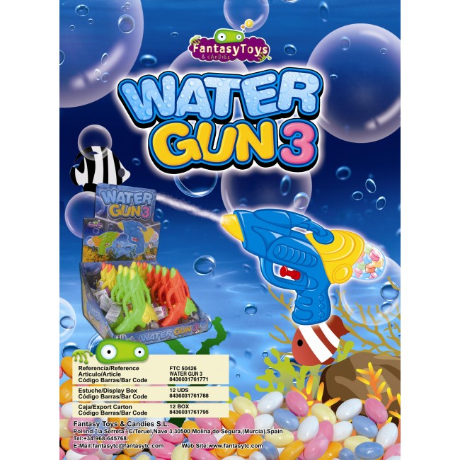 WATER GUN 3 KAΡ/ΛΕΣ 12τ. Κ/12 REF.50426