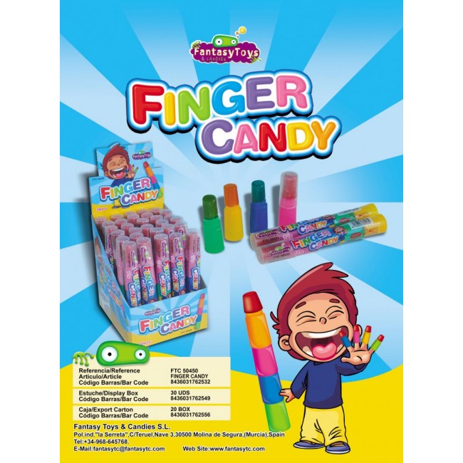 FINGER CANDY ΚΑΡ/ΛΕΣ 30τ. Κ/20