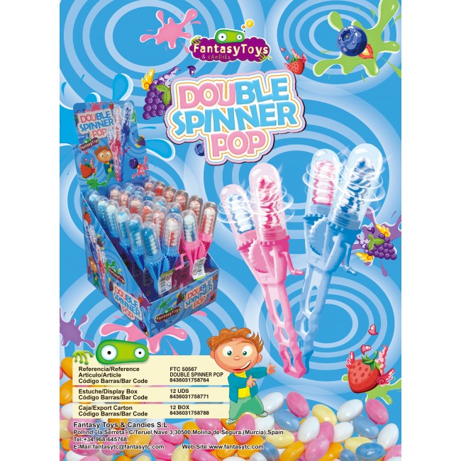 DOUBLE SPINNER POP*ΓΛΕΙΦ/ΡΙ 12τ. Κ/12