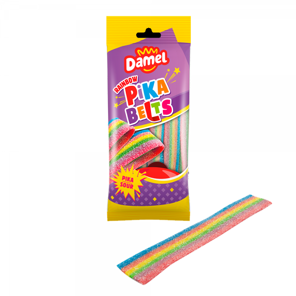 RAINBOW SOUR ΖΩΝΕΣ 90g K/13 ΓΛΥΚΟΡΙΖΕΣ ΧΡΩΜΑΤΙΣΤΕΣ (HALAL, VEGAN, LACTOSE/SOYA FREE)