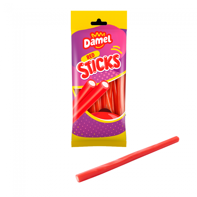 RED PENCILS 90g K/13 ΓΛΥΚΟΡΙΖΕΣ ΦΡΑΟΥΛΑ (HALAL, VEGAN, LACTOSE/SOYA FREE)