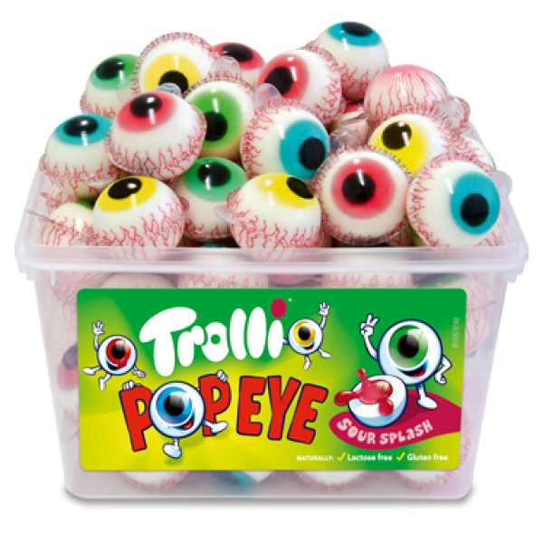TROLLI ΤΑΠΕΡ*POP EYES*45 τεμ.ΖΕΛΕ Κ/9 (ΓΕΜΙΣΤΟ) 45*18.8g=846g