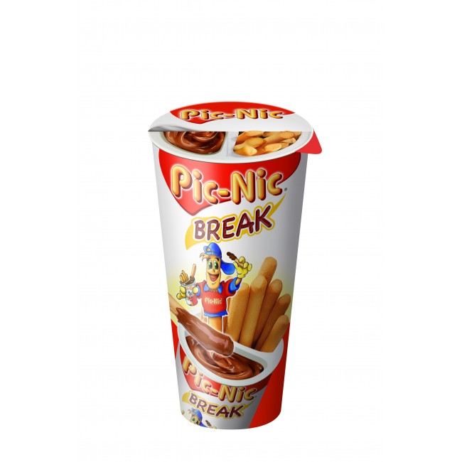 PIC-NIC BREAK 50g ΚΡΙΤΣ.ΠΡΑΛ.ΦΟΥΝΤ.Κ/6x24τ.