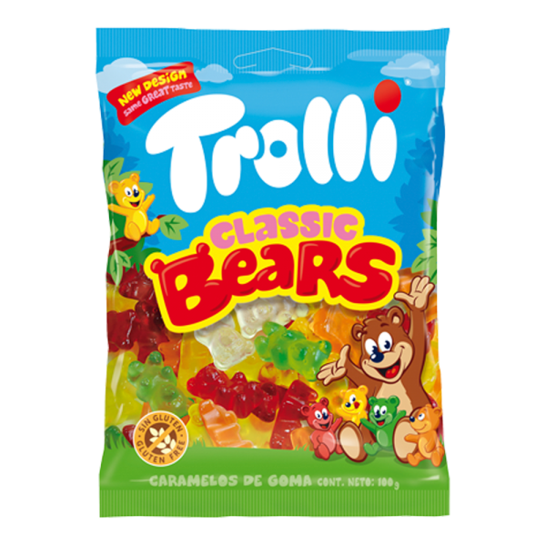 TROLLI*CLASSIC BEARS*100g.ΖΕΛΕ Κ/8x12τ.