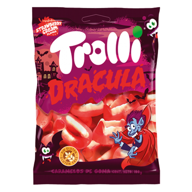 TROLLI*DRACULA*100g.ΖΕΛΕ Κ/8x12τ.