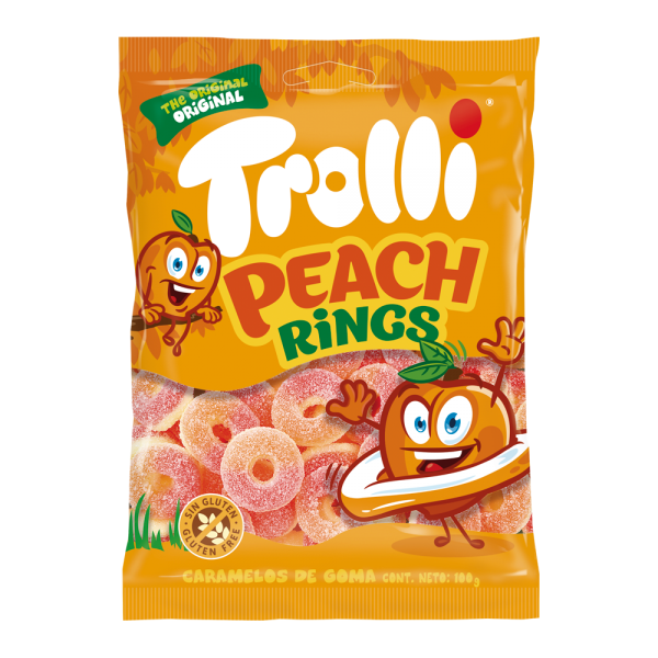 TROLLI*ΡΟΔΑΚΙΝO*100g.ΖΕΛΕ Κ/8x12τ.