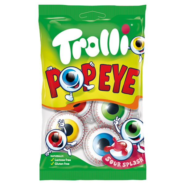 TROLLI 75g*POP EYES* ΖΕΛΕ Κ/21 (ΓΕΜΙΣΤΟ)