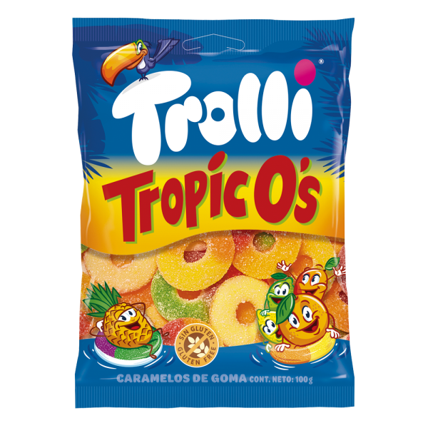 TROLLI*ΤΡΟΠΙΚΟ*100g.ΖΕΛΕ Κ/8x12τ.
