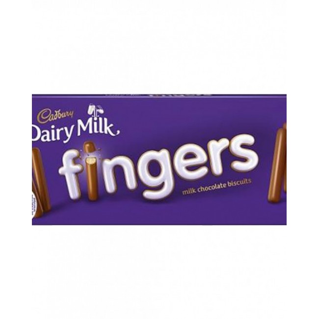 CADBURY MILK FINGERS 114g K/24 ΜΠΙΣΚΟΤΑ