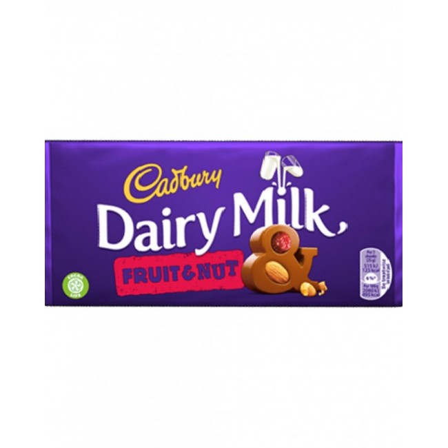 CADBURY FRUIT & NUT 18X110gr ΣΟΚΟΛΑΤΑ