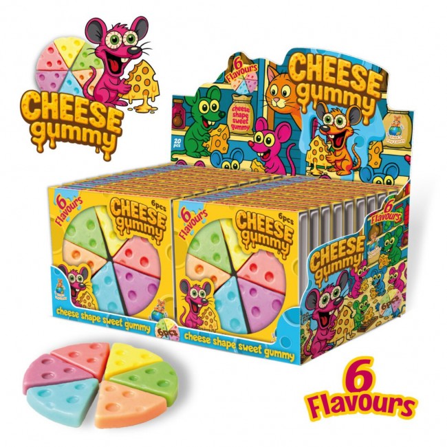CHEESE GUMMY 42g ΖΕΛΕ 20τ. Κ/12 (6 ΓΕΥΣΕΙΣ)