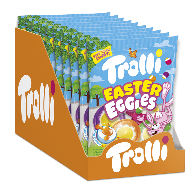TROLLI 75g*EASTER EGGIES*ΖΕΛΕ Κ/12 (ΓΕΜΙΣΤΟ)