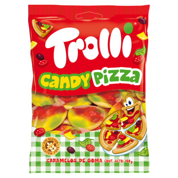 TROLLI*CANDY PIZZAS MINI*100g ΖΕΛΕ Κ/8x12τ.