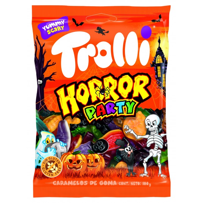 TROLLI*HORROR PARTY*100g.ΖΕΛΕ Κ12τ. TROLLI*HORROR PARTY*100g.ΖΕΛΕ Κ12τ.