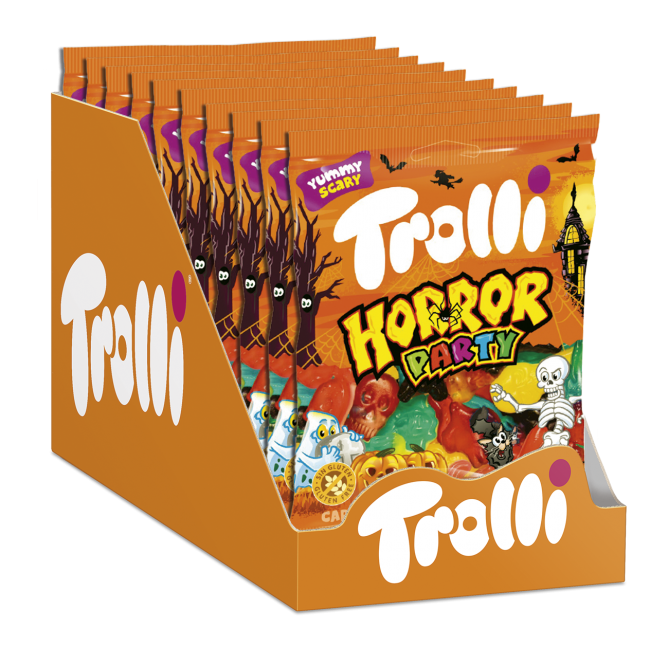 TROLLI*HORROR PARTY*100g.ΖΕΛΕ Κ12τ. TROLLI*HORROR PARTY*100g.ΖΕΛΕ Κ12τ.