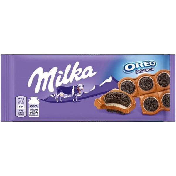 MILKA ΣΟΚ.*OREO SANDWICH*92g K/16τ