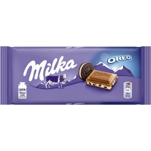 MILKA ΣΟΚ/ΤΑ*OREO*100g K/22τ