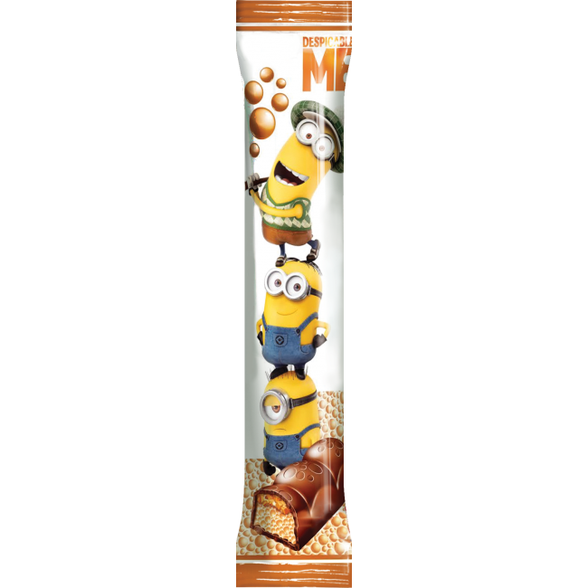 MINIONS AIR MILK (16τ.*33g)*CARAMEL & CRUNCH*ΣΟΚ.ΓΑΛ.Κ/6 displays
