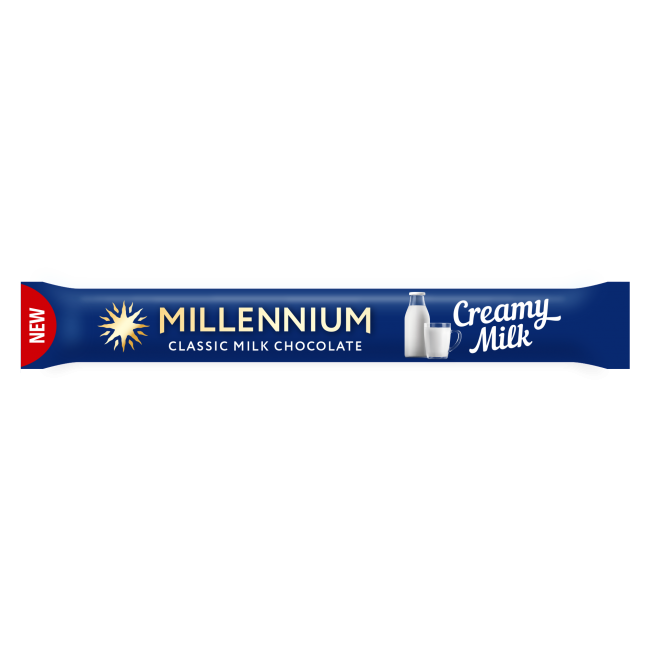 MILLENIUM CREAMY MILK (24τ.*10g)ΣΟΚ.ΓΑΛ.Κ/8 displays