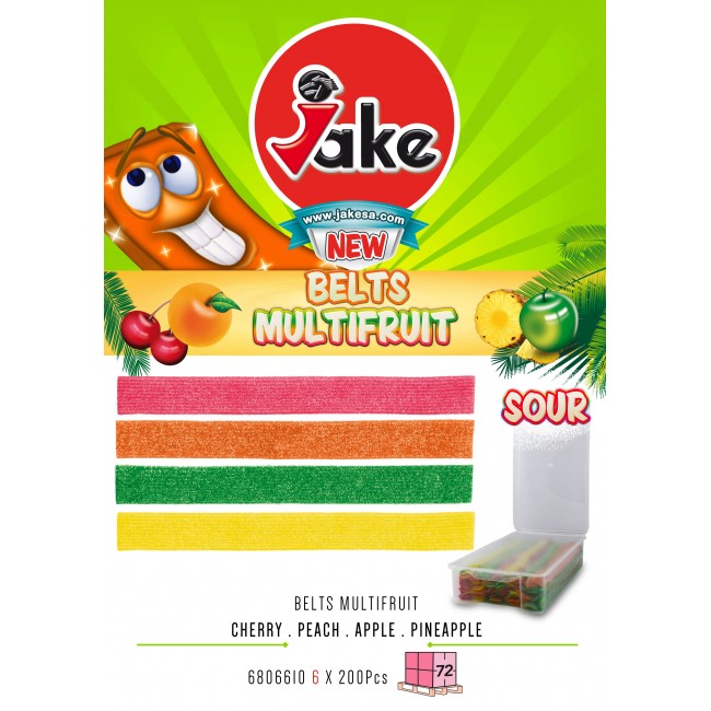 ΚΑΡ.ΖΩΝΕΣ*MULTIFRUITS*200Τ K/6 ΠΟΛΥΧΡΩΜΕΣ (ΓΛΥΚΟΡΙΖΑ)