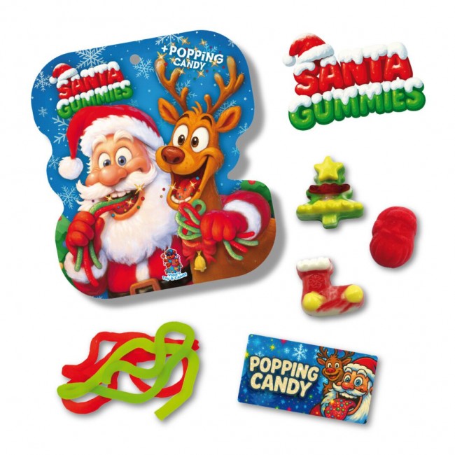 SANTA GUMMIES+POP.CANDY 16τ. Κ/12 (25g)