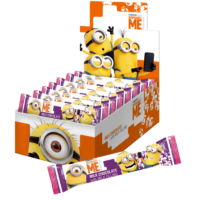 MINIONS ΣΟΚ.ΓΑΛ.ΓΕΜΙΣΤΗ (30τ.*12.5g) Κ/16 displays