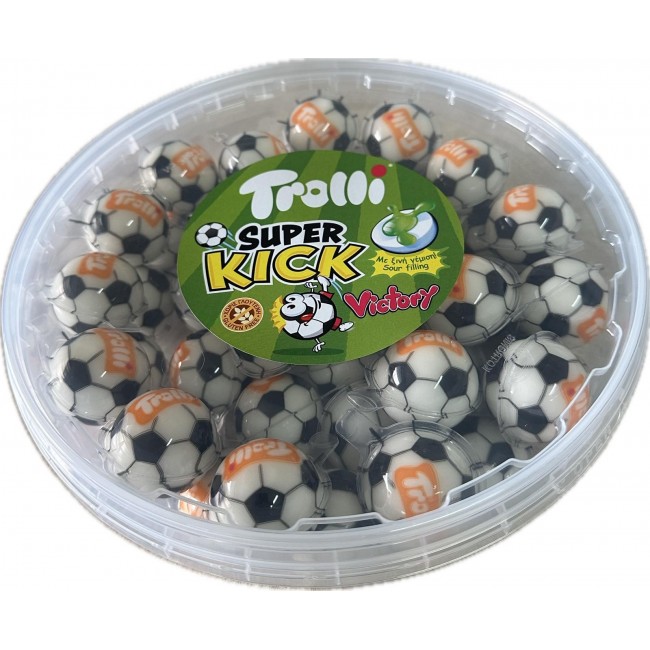 TROLLI*SUPER KICK*45τεμ.ΖΕΛΕ Κ/12 (ΓΕΜΙΣΤΟ) 45*18.8g=846g