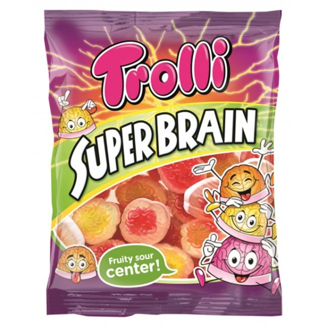 TROLLI*SUPER BRAIN*100g.ΖΕΛΕ Κ/30τ