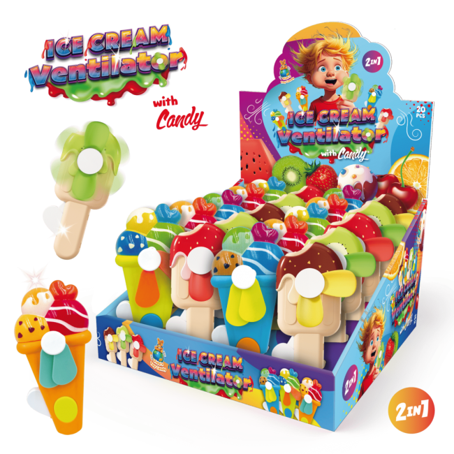 ICE CREAM VENTILATOR ΚΑΡ/ΛΕΣ 20τεμ.Κ/12 REF. 1063