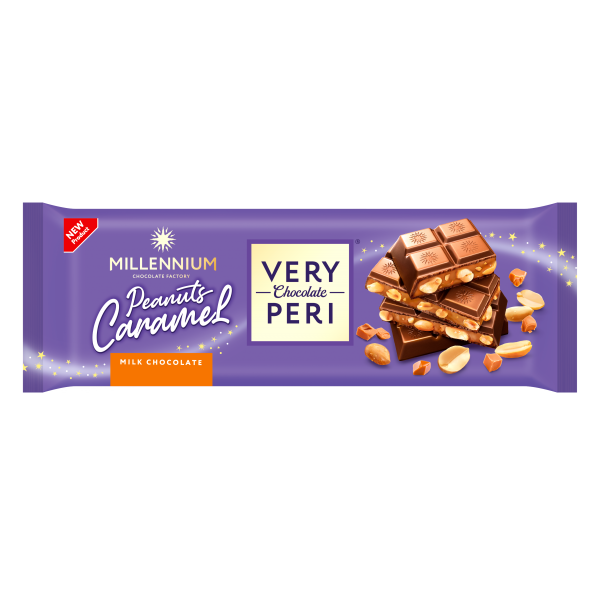 VERY PERI 285g ΣΟΚ.ΓΑΛ.*PEANUTS CARAMEL* Κ/8τ.