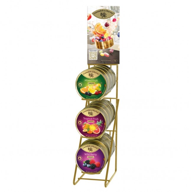 CAVENDISH & HARVEY DISPLAY για 3X4 tins