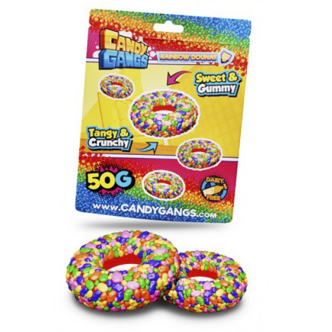 CG RAINBOW DONUTS 50g ΖΕΛΕ 12τ. Κ/8  **DAIRY FREE**
