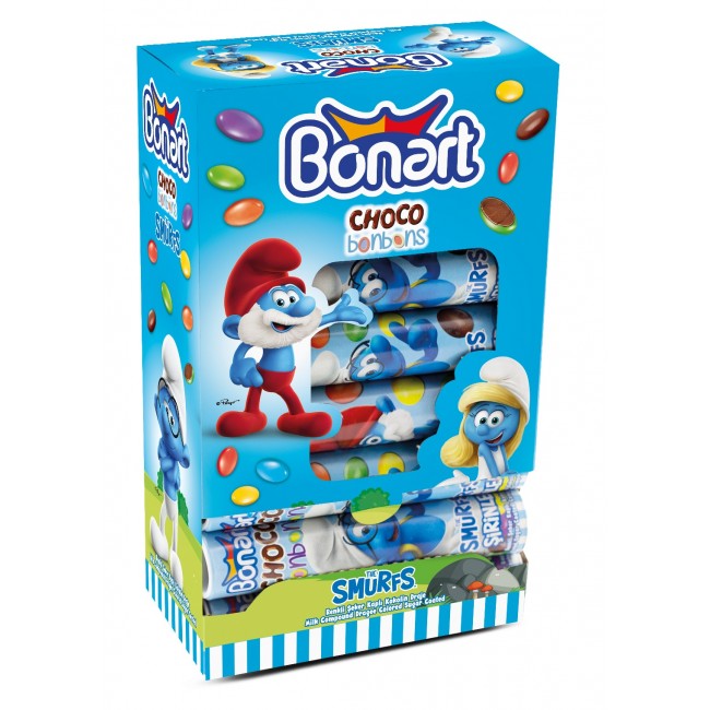 SMURFS*ΣΟΚ.ΚΟΥΦΕΤΑΚΙΑ 22g*24τ.Κ/6