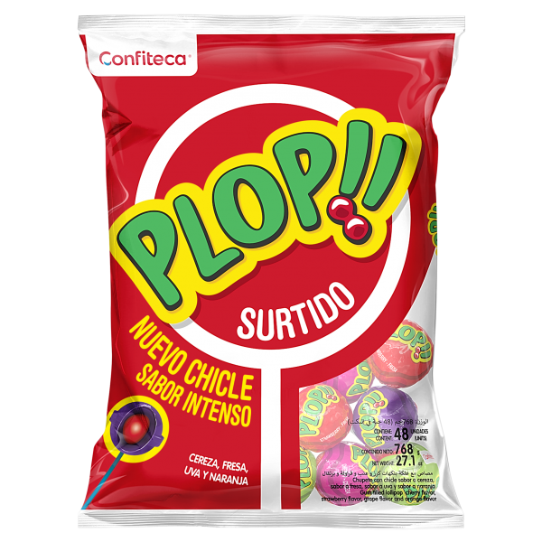 PLOP ASS.ΦΡΟΥΤΑ ΓΛΕΙΦ.ΜΕ ΤΣΙΧΛΑ ΣΑΚ.48τ. Κ/16 (ΚΑΘ.ΒΑΡΟΣ 48*16g=768g)