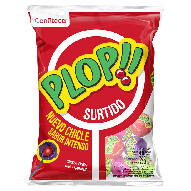 PLOP ASS.ΦΡΟΥΤΑ ΓΛΕΙΦ.ΜΕ ΤΣΙΧΛΑ ΣΑΚ.48τ. Κ/16 (ΚΑΘ.ΒΑΡΟΣ 48*16g=768g)