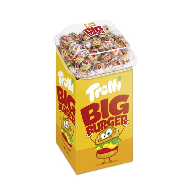 TROLLI ΕΚΘΕΤΗΣ 180τμχ*50g*BURGER*ZΕΛΕ