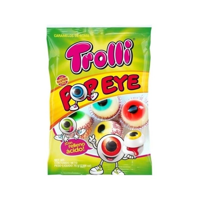 TROLLI 75g*POP EYES* ΖΕΛΕ Κ/21 (ΓΕΜΙΣΤΟ)