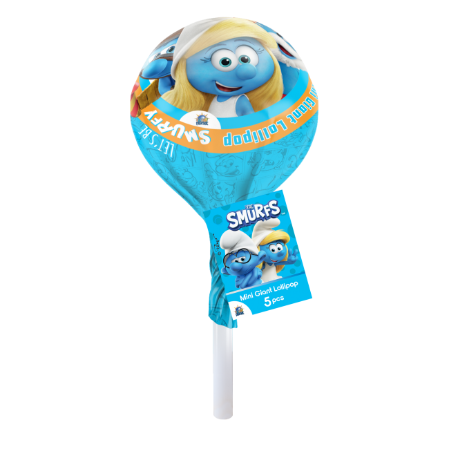 LICENSED ΜΙΝΙ GIANT ΓΛΥΦ/ΡΙ 30g+STICKER K/18τεμ. PAW PATROL-SMURFS-PEPPA-MINIONS