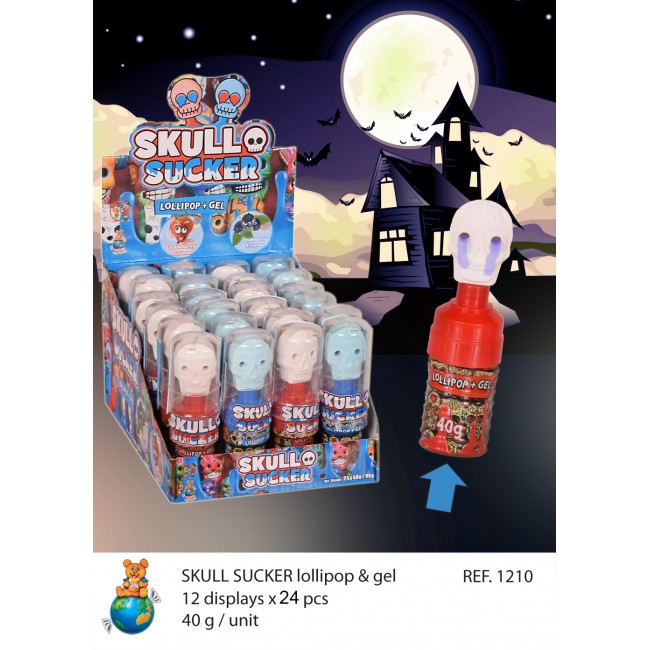 SKULL SUCKER ΓΛΕΙΦ.& GEL 40g 24τ Κ/12