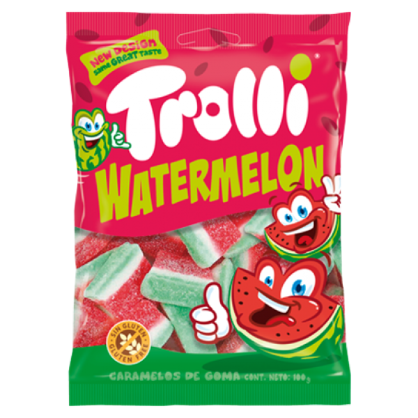 TROLLI*WATERMELON*100g.ΖΕΛΕ Κ/8x12τ.