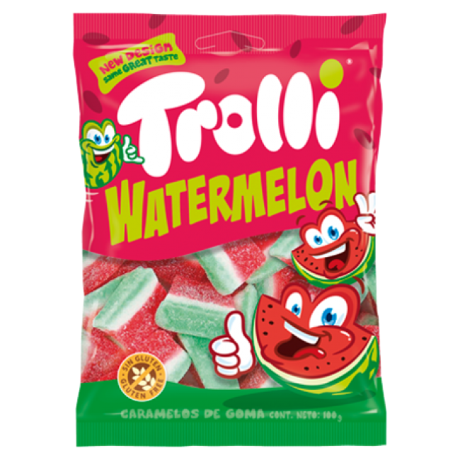 TROLLI*WATERMELON*100g.ΖΕΛΕ Κ/8x12τ.