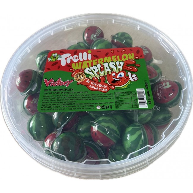 TROLLI BAZO*WATERMELON SPLASH*45τ.ΖΕΛΕ Κ/12 (ΓΕΜΙΣΤΟ) 45*18.8g=846g